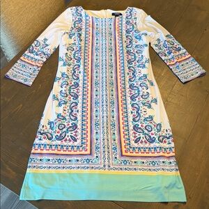 Like New Chaps Paisley Dress 4